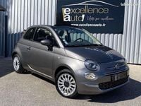 Occasion Fiat 500C Lounge 69 ch (50 kW) 2017 Gris Cabriolet