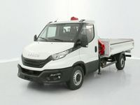 occasion Iveco Daily Daily Fg VULIII 35S14H 3750 2.3 136ch Benne Alu JPM + Grue PK 3400 + Pince Blanc