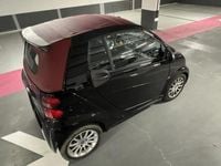Occasion Smart ForTwo Cabrio 72 ch (52 kW) 2011 Noir Cabriolet