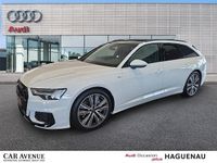 Occasion Audi A6 S-Line 265 ch (194 kW) 2024 Blanc glacier métallisé Break