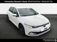 Occasion VW Golf VIII 130 ch (95 kW) 2020 Blanc Berline