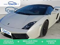 Occasion Lamborghini Gallardo 551 ch (405 kW) 2014 Blanc Cabriolet