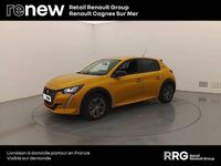 Occasion Peugeot e-208 Allure 100 kW (136 ch) 2022 Jaune Citadine