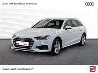 Occasion Audi A4 Design 136 ch (100 kW) 2021 Blanc glacier métallisé Break