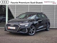 Occasion Audi A3 Sportback e-tron S-Line 150 ch (110 kW) 2021 Noir mythic métallisé Citadine