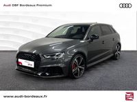 Occasion Audi RS3 Sportback Design 400 ch (294 kW) 2019 Gris daytona nacré Citadine