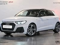 Occasion Audi A1 Sportback S-line plus 116 ch (85 kW) 2025 Blanc glacier métallisé noir mythe métallisé Citadine