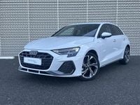 Occasion Audi A3 S-Line 116 ch (85 kW) 2025 Blanc glacier métallisé