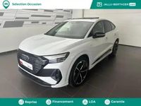 Occasion Audi Q4 Sportback e-tron S-Line 150 kW (204 ch) 2022 Blanc glacier métallisé SUV