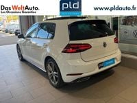 Occasion VW Golf VII R-line 150 ch (110 kW) 2018 Blanc pur Berline