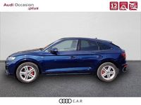 Occasion Audi Q5 Sportback S-Line 163 ch (119 kW) 2022 Bleu navarre métallisé SUV