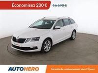 Occasion Skoda Octavia Clever 150 ch (110 kW) 2018 Blanc Break