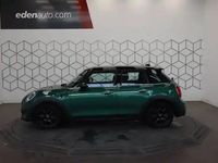 Occasion Mini Cooper Hatch 136 ch (100 kW) 2022 British racing green métallisé Citadine