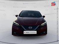 Occasion Nissan Leaf Tekna 111 kW (152 ch) 2020 Rouge magnétique+toit+rétros noir Citadine