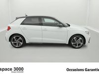 Occasion Audi A1 Sportback S-line plus 116 ch (85 kW) 2025 Blanc glacier métallisé noir mythe métallisé Citadine