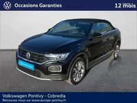 Occasion VW T-Roc Cabriolet Style 2020 Noir intense nacrée, capote noire Cabriolet