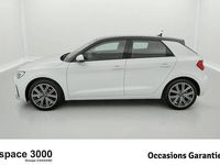 Occasion Audi A1 Sportback Design 116 ch (85 kW) 2025 Blanc glacier métallisé noir mythe métallisé Citadine