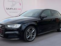 occasion Audi A3 Tfsi 150 S Tronic 7 **s Line ** Full Black * Carplay * Virtual Cockpit * Sièges Chauf * Matrix Led * Cam Recul * Pack Carbone *