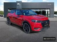 Occasion DS Automobiles DS3 Crossback Performance Line Plus 2020 Rouge rubi (m)  toit noir onyx SUV