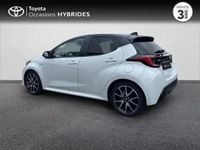 Occasion Toyota Yaris Hybrid 116 ch (85 kW) 2021 Biton blanc lunaire / toit noir Berline