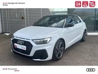 Occasion Audi A1 Sportback S-line plus 116 ch (85 kW) 2025 Blanc glacier métallisé noir mythe métallisé Citadine