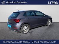 Occasion VW Polo Style 110 ch (80 kW) 2022 Gris foncé Citadine