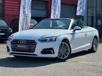 Occasion Audi A5 Cabriolet Design 190 ch (139 kW) 2018 Blanc glacier/capote noire Cabriolet