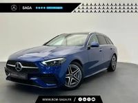 Occasion Mercedes C220 AMG line 2023 Bleu Break