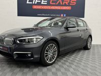 occasion BMW 118 Serie 1 II (F20) iA 136ch UrbanChic 2018 1ère main toit ouvrant e