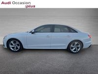 Occasion Audi A4 S-Line 150 ch (110 kW) 2020 Blanc glacier métallisé Berline