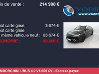 Occasion Lamborghini Urus 650 ch (478 kW) 2021 Noir SUV
