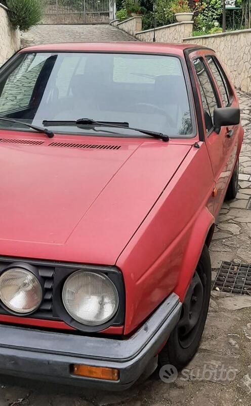 Usata VW Golf II GTD 69 CV (50 kW) 1986 Rosso Utilitaria