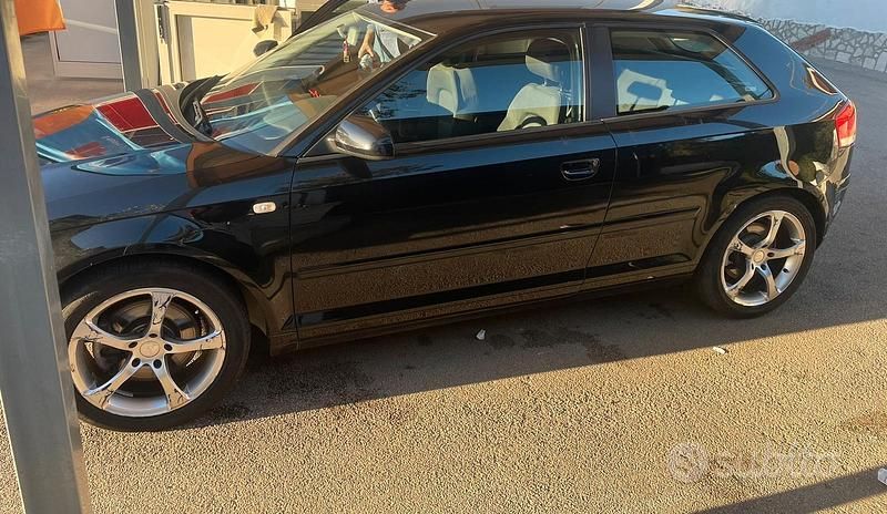 Usata Audi A3 190 CV (139 kW) 2008 Nero Utilitaria