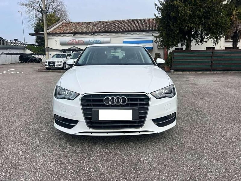 Usata Audi A3 Ambition 150 CV (110 kW) 2015 Bianco Berlina