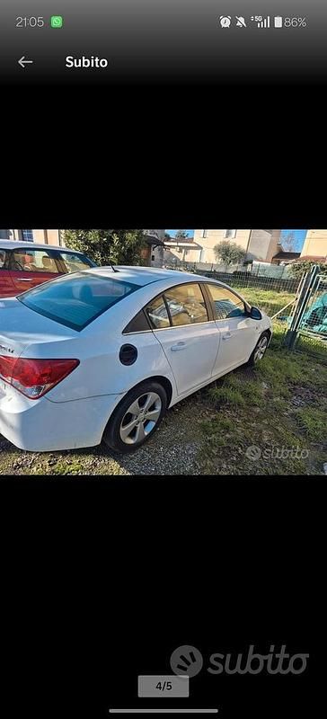 Usata Chevrolet Cruze 150 CV (110 kW) 2011 Bianco Berlina