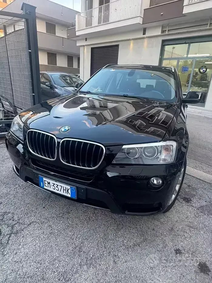 Usata BMW X3 184 CV (135 kW) 2012 Nero SUV