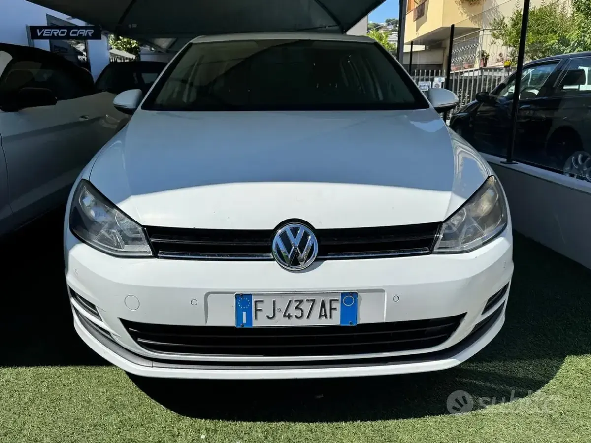 Usata VW Golf VII Comfortline 110 CV (80 kW) 2017 Bianco Berlina