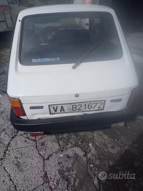 Usata Fiat 126 1993 Bianco Utilitaria