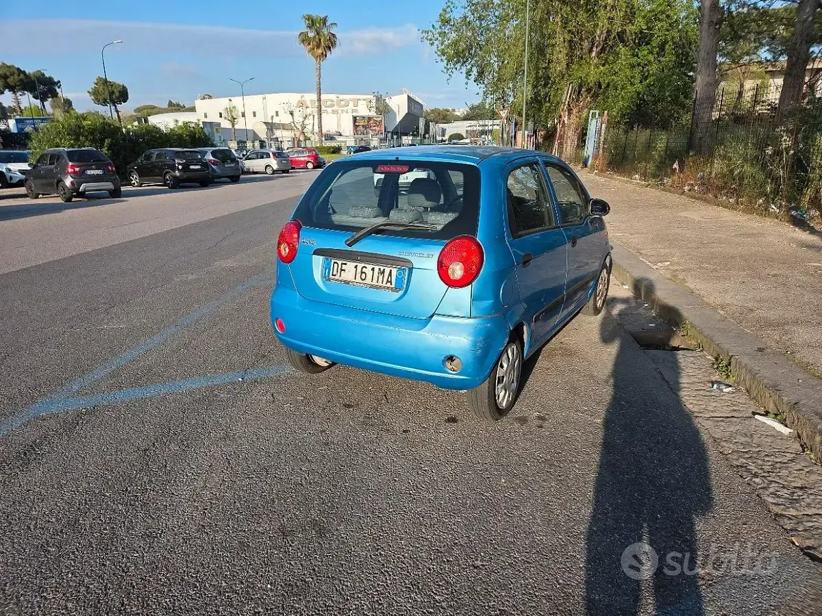 Usata Chevrolet Matiz 52 CV (38 kW) 2007 Blu Utilitaria