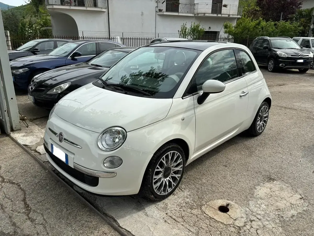 Usata Fiat 500 68 CV (50 kW) 2015 Bianco Utilitaria