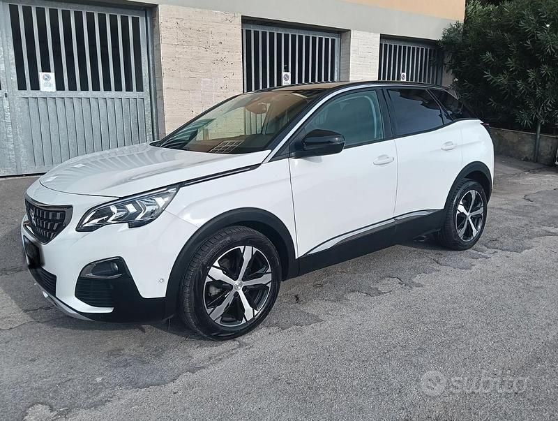 Usata Peugeot 3008 130 CV (95 kW) 2019 Bianco Berlina