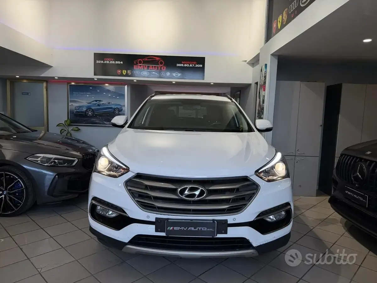 Usata Hyundai Santa Fe Xpossible 150 CV (110 kW) 2016 Bianco SUV