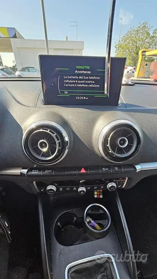 Usata Audi A3 Attraction 150 CV (110 kW) 2014 Grigio Berlina