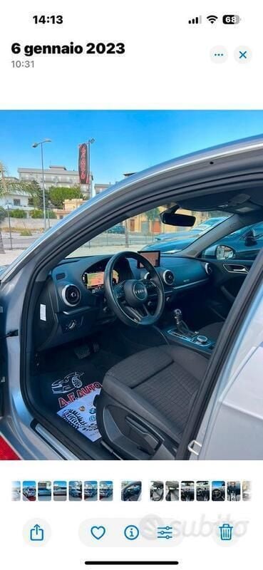 Usata Audi A3 2019 Grigio Berlina