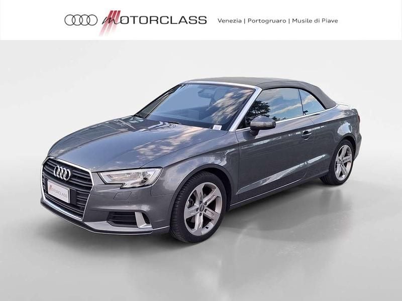 Grigio Usata 2018 Audi A3 Cabriolet Sport Cabrio | 19.900 € (Buon prezzo) - Immagine 1/4