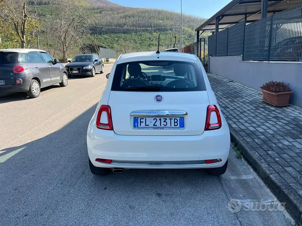 Occasion Fiat 500 Lounge 69 ch (50 kW) 2017 Blanc Cabriolet