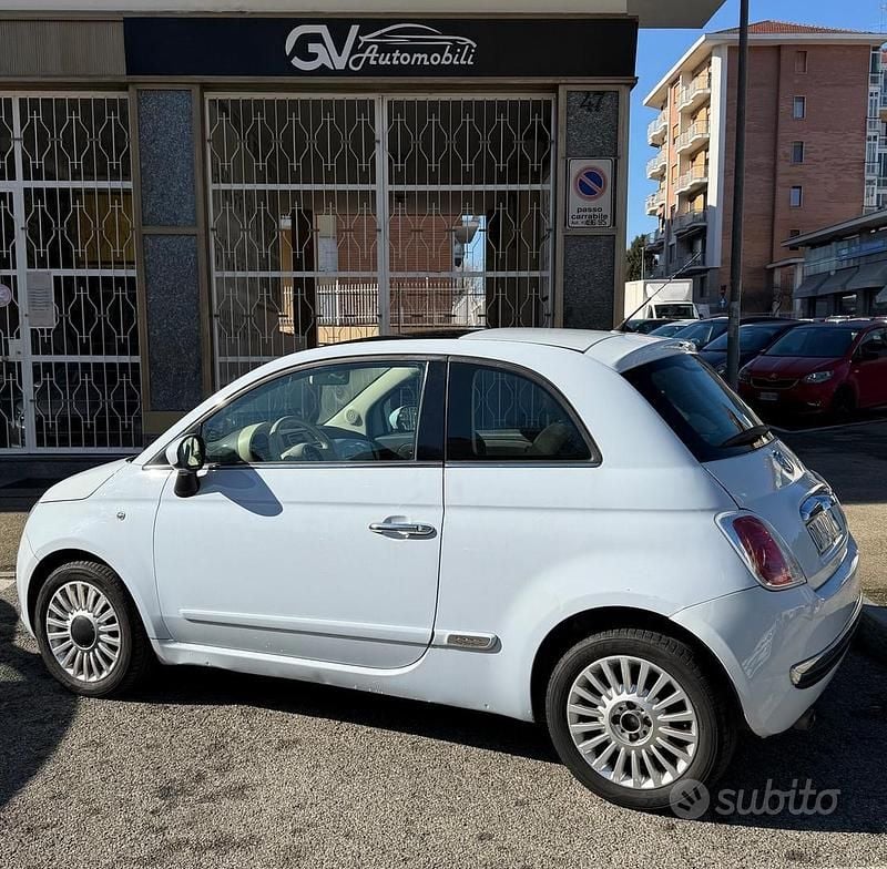 Usata Fiat 500 Lounge 69 CV (50 kW) 2008 Blu Berlina