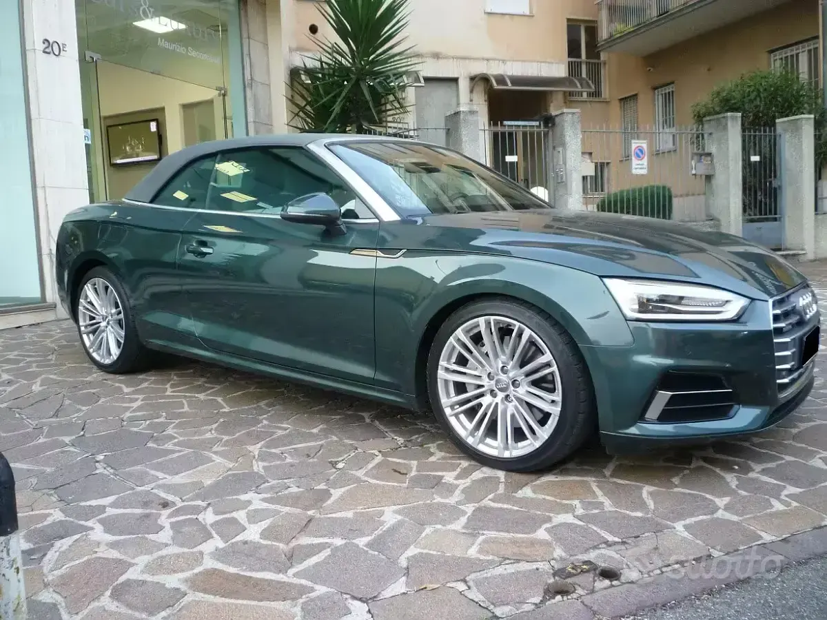 Usata Audi A5 Cabriolet 286 CV (210 kW) 2019 Verde Cabrio