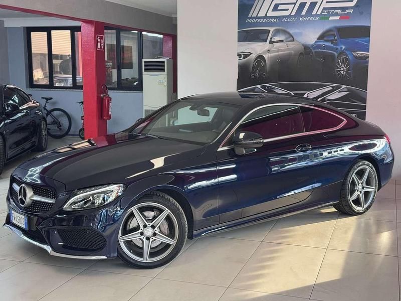 Usata Mercedes C200 Premium Plus 184 CV (135 kW) 2016 Blu/azzurro Coupé