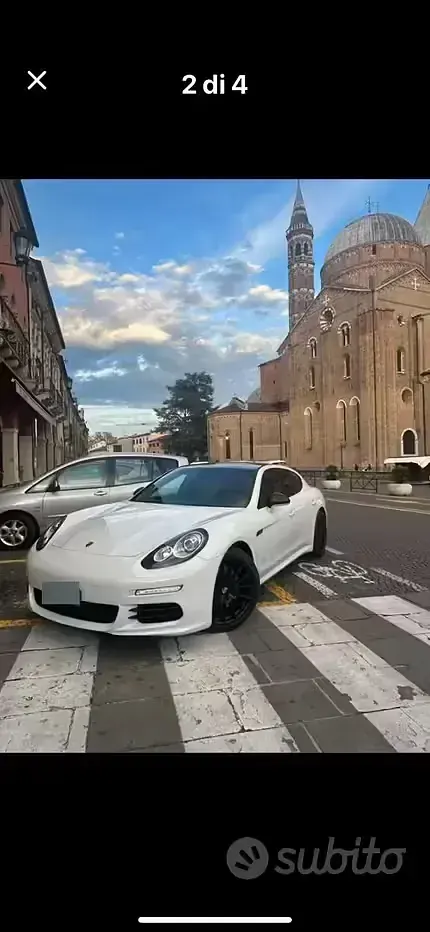 Usata Porsche Panamera 300 CV (220 kW) 2014 Bianco Utilitaria